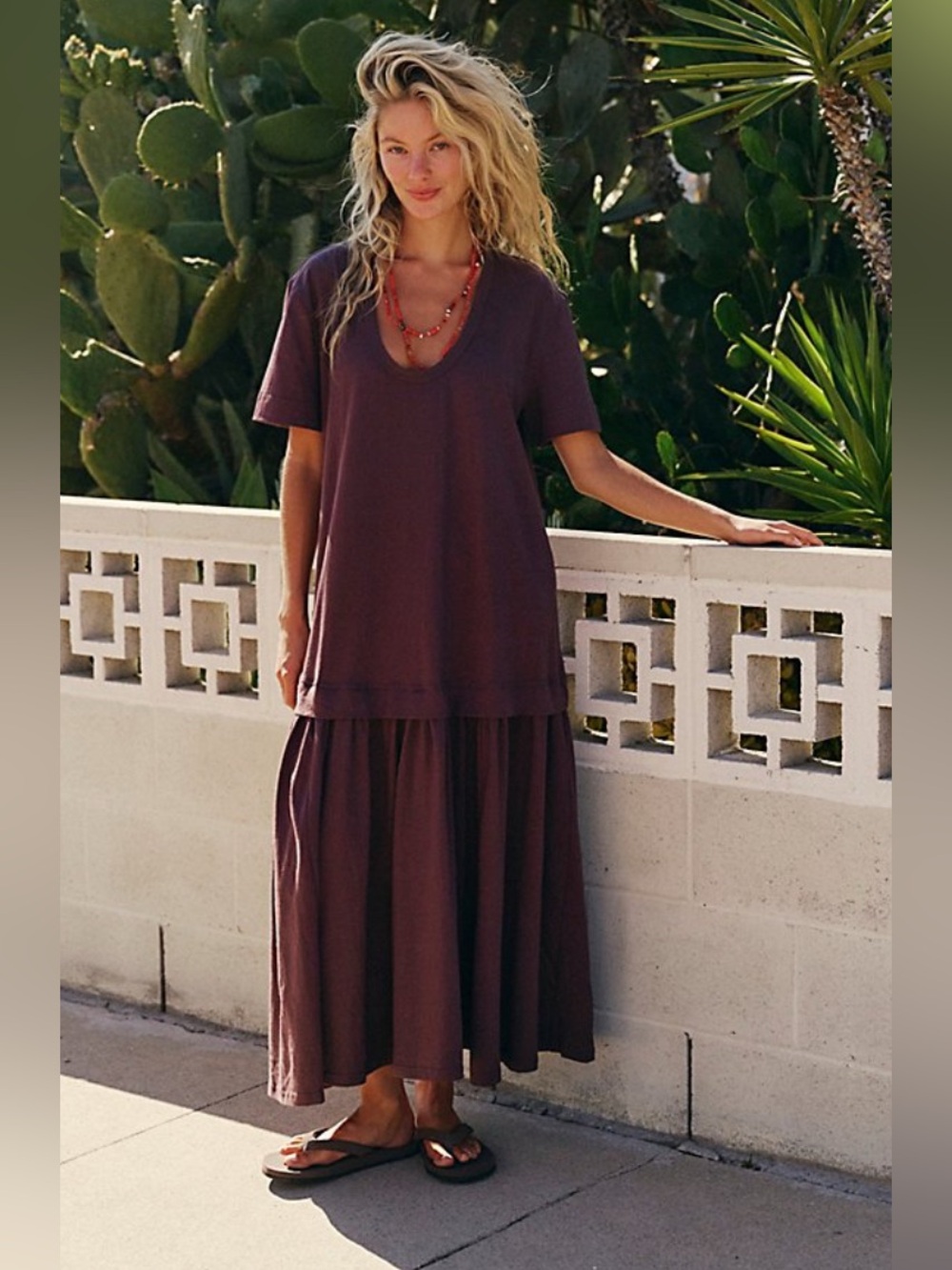 Free People Plum Maxi Dress